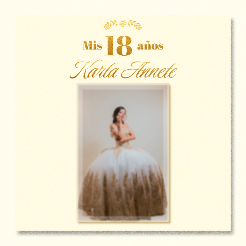 Mis 18 años Karla Annete